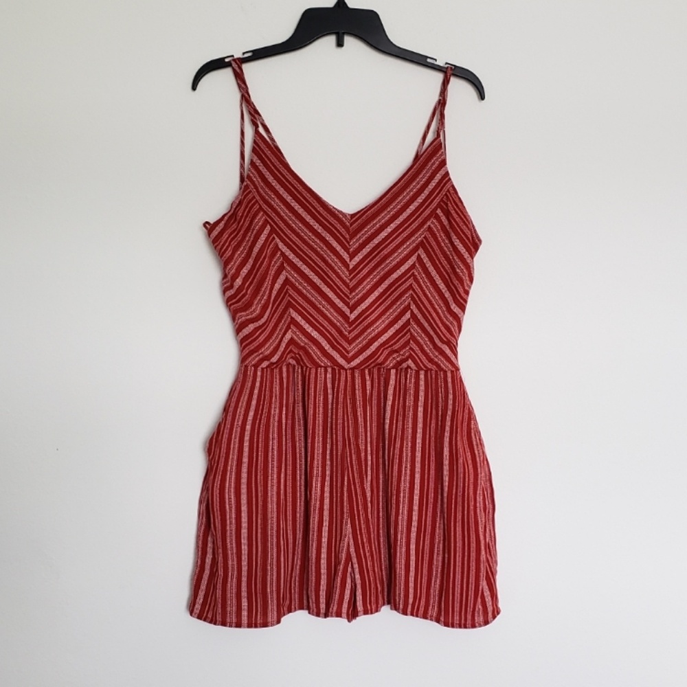 Short Stripe Romper